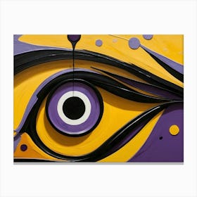 Abstract eye art 1 Canvas Print