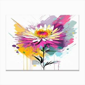 Flower Painting Canvas Print