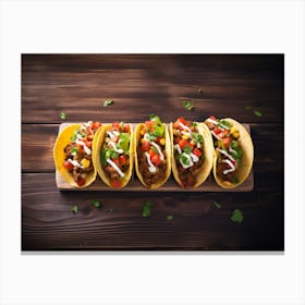 Mexican Tacos 8 Canvas Print