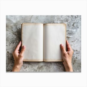 Blank Book (2) Canvas Print