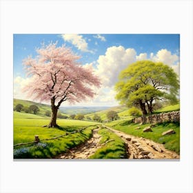 Springtime In The Yorkshire Dales Canvas Print