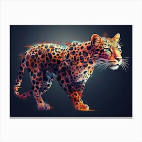 Leopard Animal Abstract Canvas Print