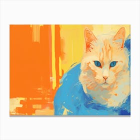 Orange Cat Canvas Print