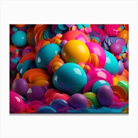 Colorful Balloons Canvas Print