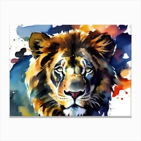 Lion Painting 19 Canvas Print