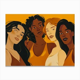 Women Of Color 3 Canvas Print