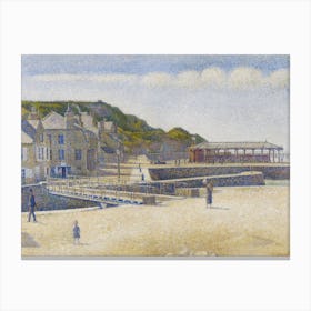 Port En Bessin, Georges Seurat Canvas Print