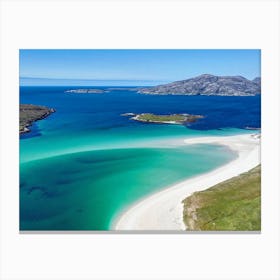 Secret Beach, Outer Hebrides, Scotland Canvas Print