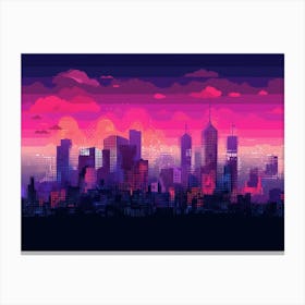 Warsaw Skyline Canvas Print