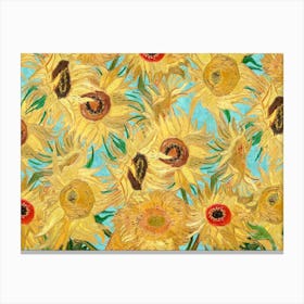 Sunflowers By Van Gogh Canvas Print