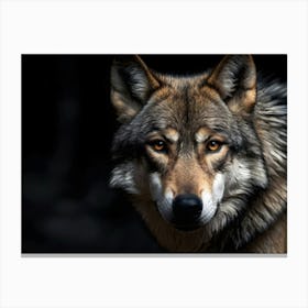 Wolf Portrait 4 Canvas Print