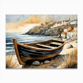 European Coastal Painting (71) Canvas Print