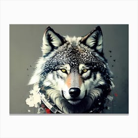 Wolf Painting 21 Canvas Print