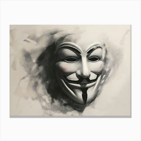 Anonymous Mask Canvas Print