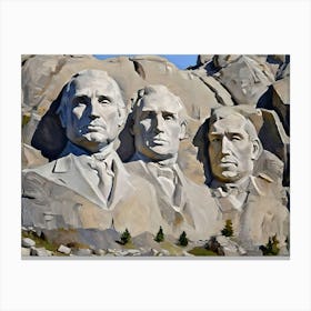 Mount Rushmore Canvas Print