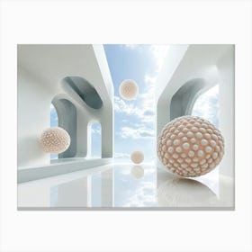 Spheres In Space Canvas Print