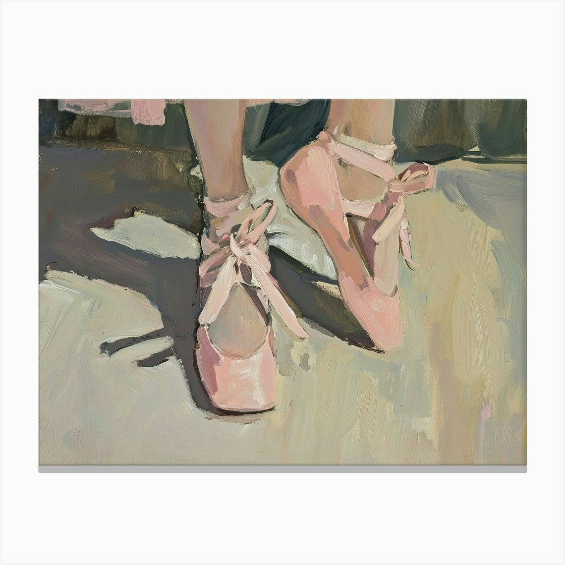 Ballet Shoes Canvas Print by Banevici
