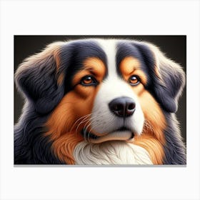 Multicolored Dog 1 Canvas Print