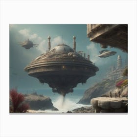 Avatar Star Ship "Seraphim" Canvas Print