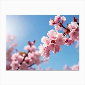 Cherry Blossoms paintings art print 5 Canvas Print