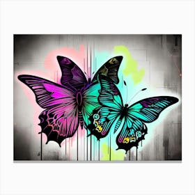 Colorful Butterflies 108 Canvas Print