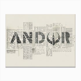 Andor 6 Canvas Print