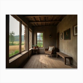 Old House In The Countryside Canvas Print