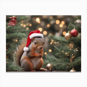 Christmas Animals 17 Canvas Print