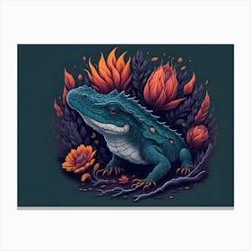 Aligator (8) Canvas Print