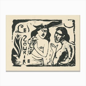 Two, Paul Gauguin Canvas Print