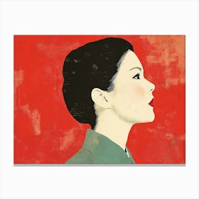 Portrait Of A Woman 63 Canvas Print