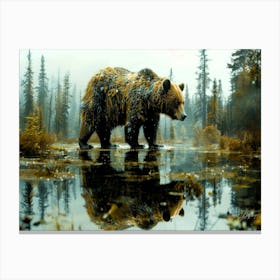 Bear Brand - Grizzly Canvas Print