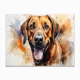 Dog Painting 1 Canvas Print