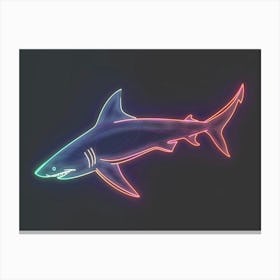 Neon Thresher Shark  7 Canvas Print