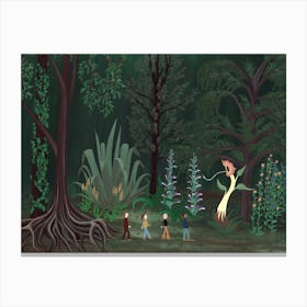 Deep In The Forest Canvas Print