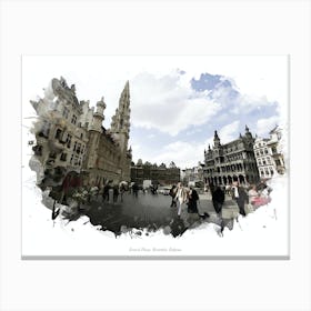 Grand Place, Brussels, Belgium Canvas Print