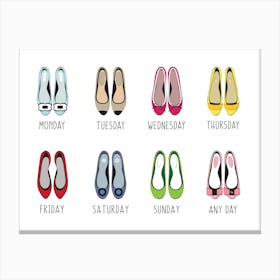 Shoe Week Canvas Print