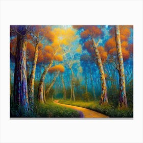 Path Through The Forest 12 Canvas Print