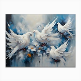 Doves - Ai Canvas Print