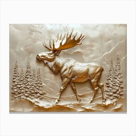 Moose Wall Art Canvas Print