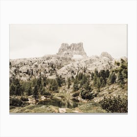 Jagged Mountain Peak Canvas Print