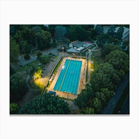 POSTER Water Polo. Aerial Photography Canvas Print