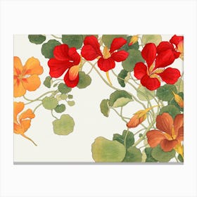 Nasturtiums 1 Canvas Print