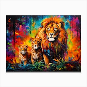 African Majesty Canvas Print