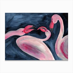 Flamingos Canvas Print