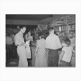 General Store, Mogollon, New Mexico By Russell Lee Canvas Print