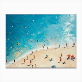 Day At The Beach Canvas Print