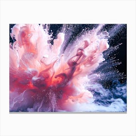 Pink Explosion Canvas Print