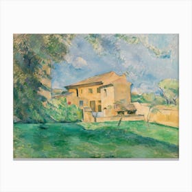 The Farm At The Jas De Bouffan, Paul Cézanne Canvas Print