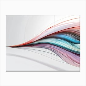 Abstract Wave 5 Canvas Print